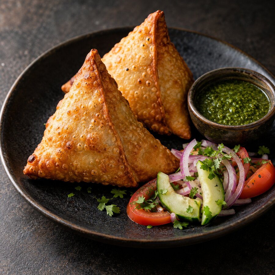 Illustration de Samosa aux légumes (2 pièces)